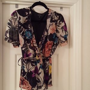 Lucky Brand Wrap Around Blouse